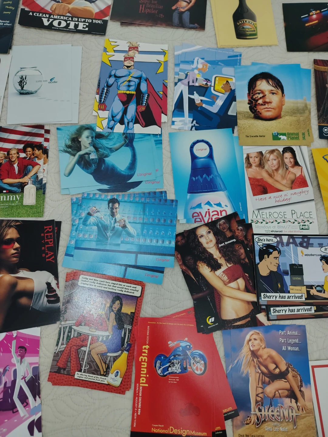 Advertisement post cards late 90's early 2000's - photo 4