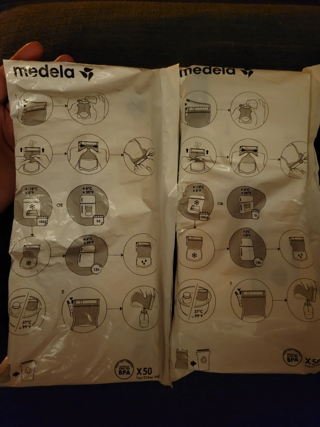 Medela Breast Milk Storage Bags 210ml - photo 2