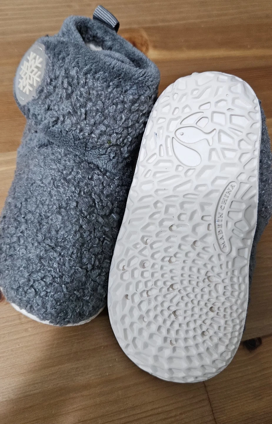 Grey Baby Winter Slippers - photo 3