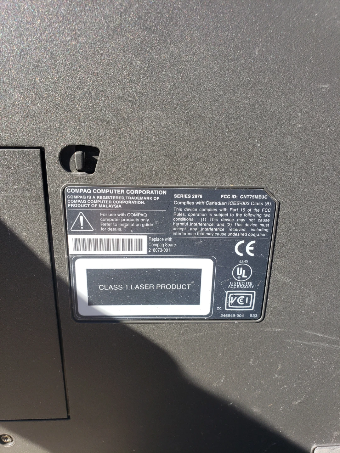 Compaq Armada 4160T Laptop - photo 3