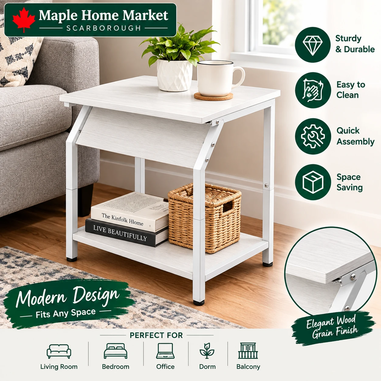 Modern Side End Table