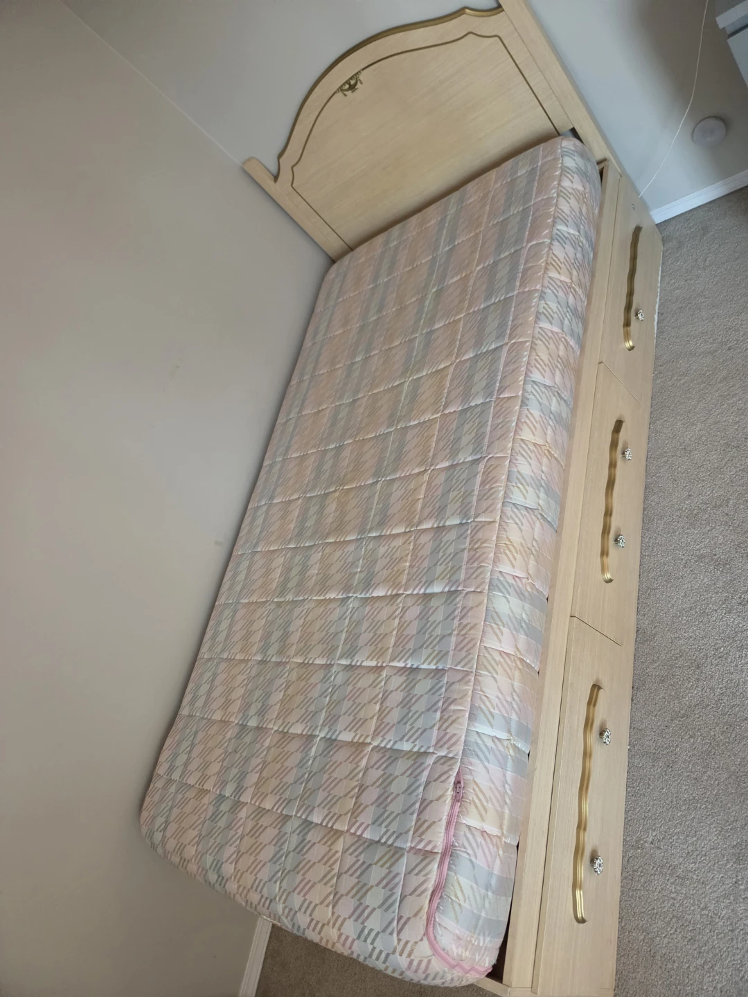 Twin bed with mattress and storage - photo 2