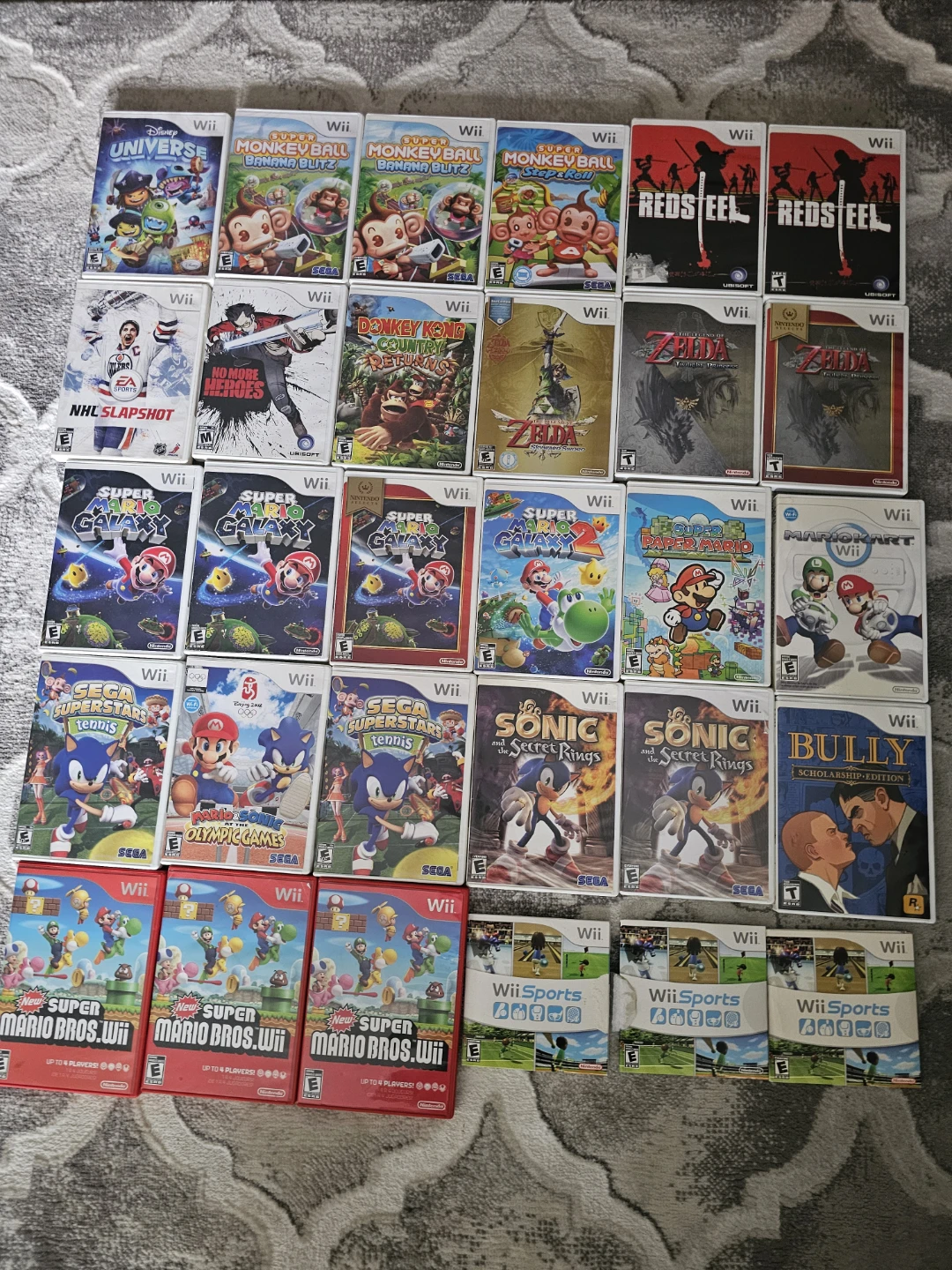 Nintendo Wii Video Games (Prices In Description)