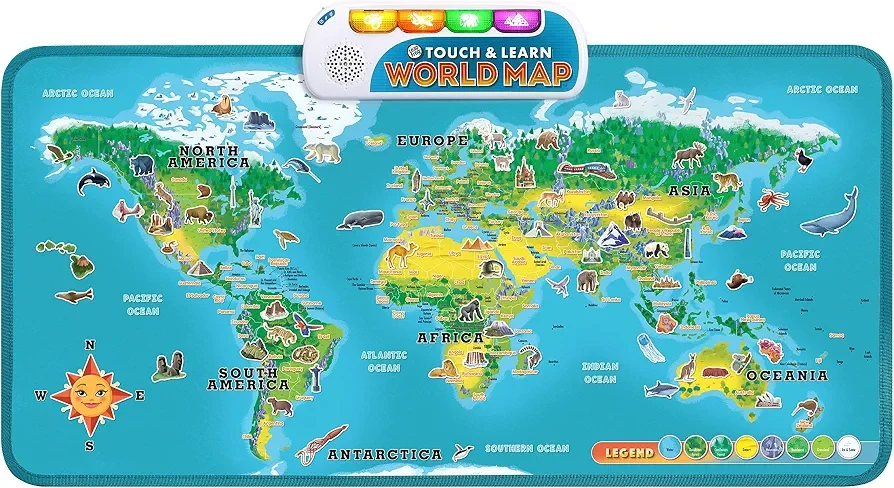 Vtech Touch and learn World map