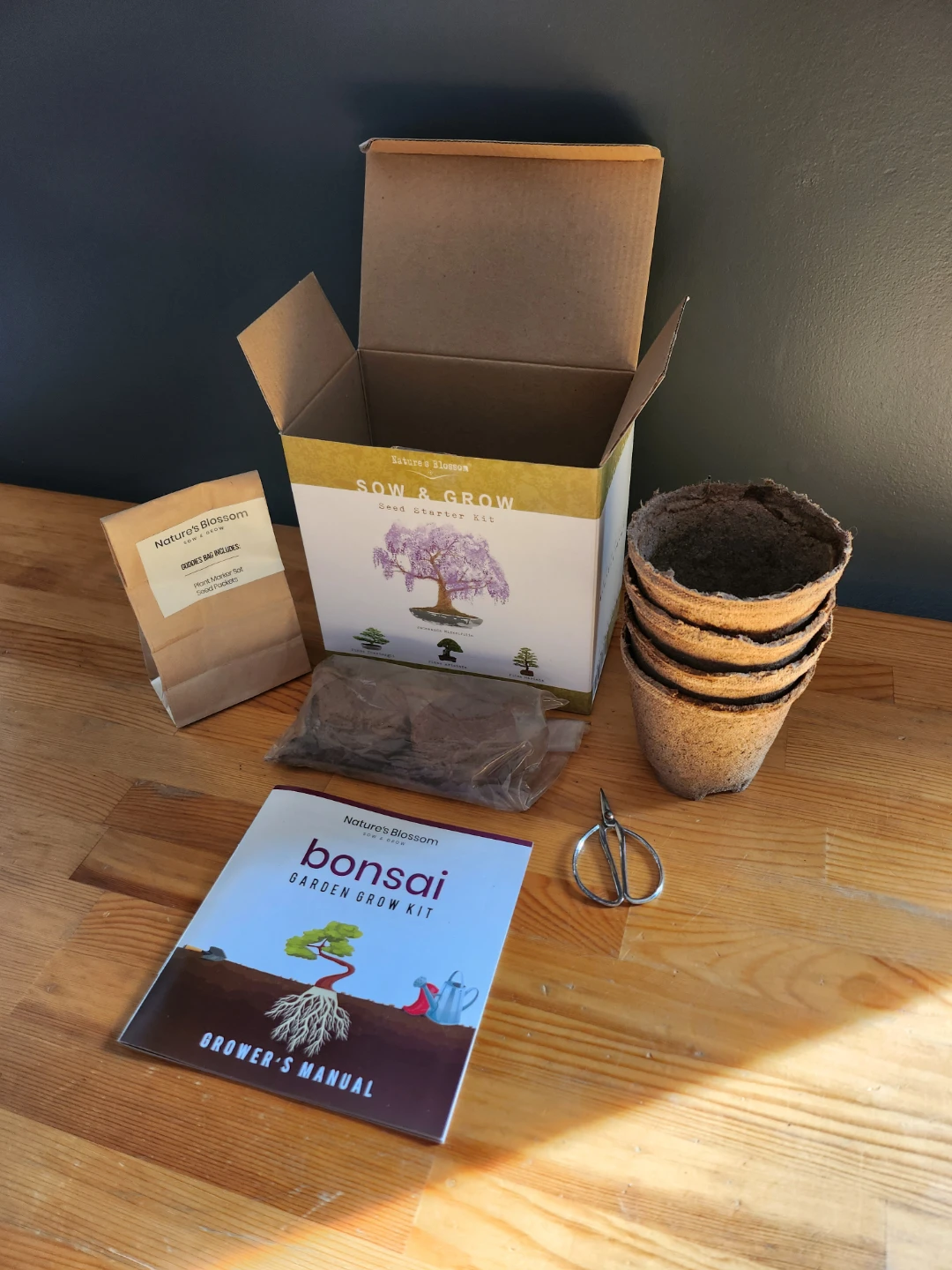 Bonsai Seed Starter Kit Nature's Blossom Sow & Grow (Open box) - photo 2