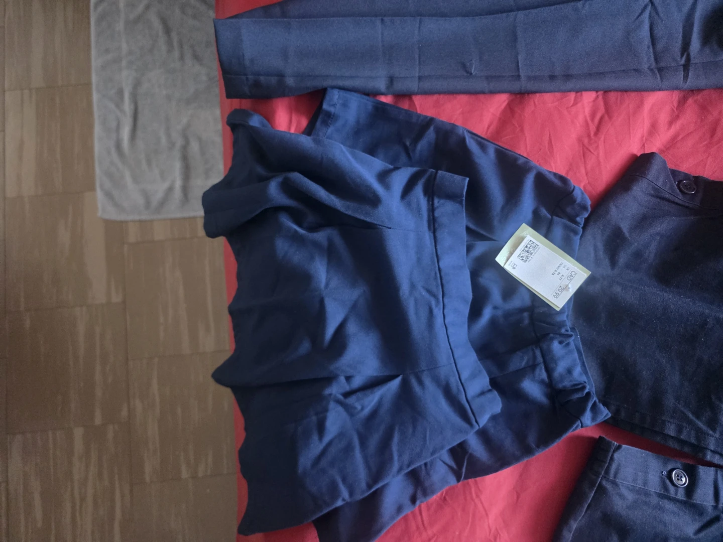 Children's Navy Dress Pants and Skirt Set - photo 3