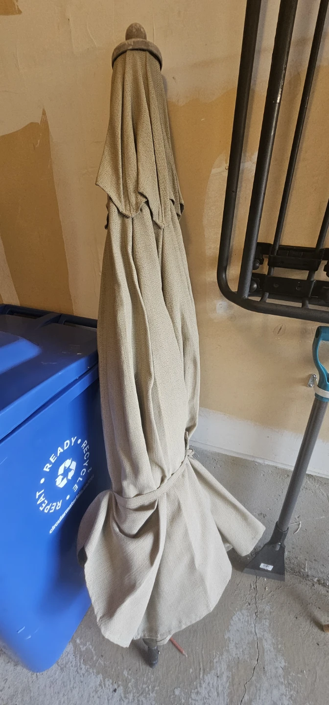 Beige Patio Umbrella