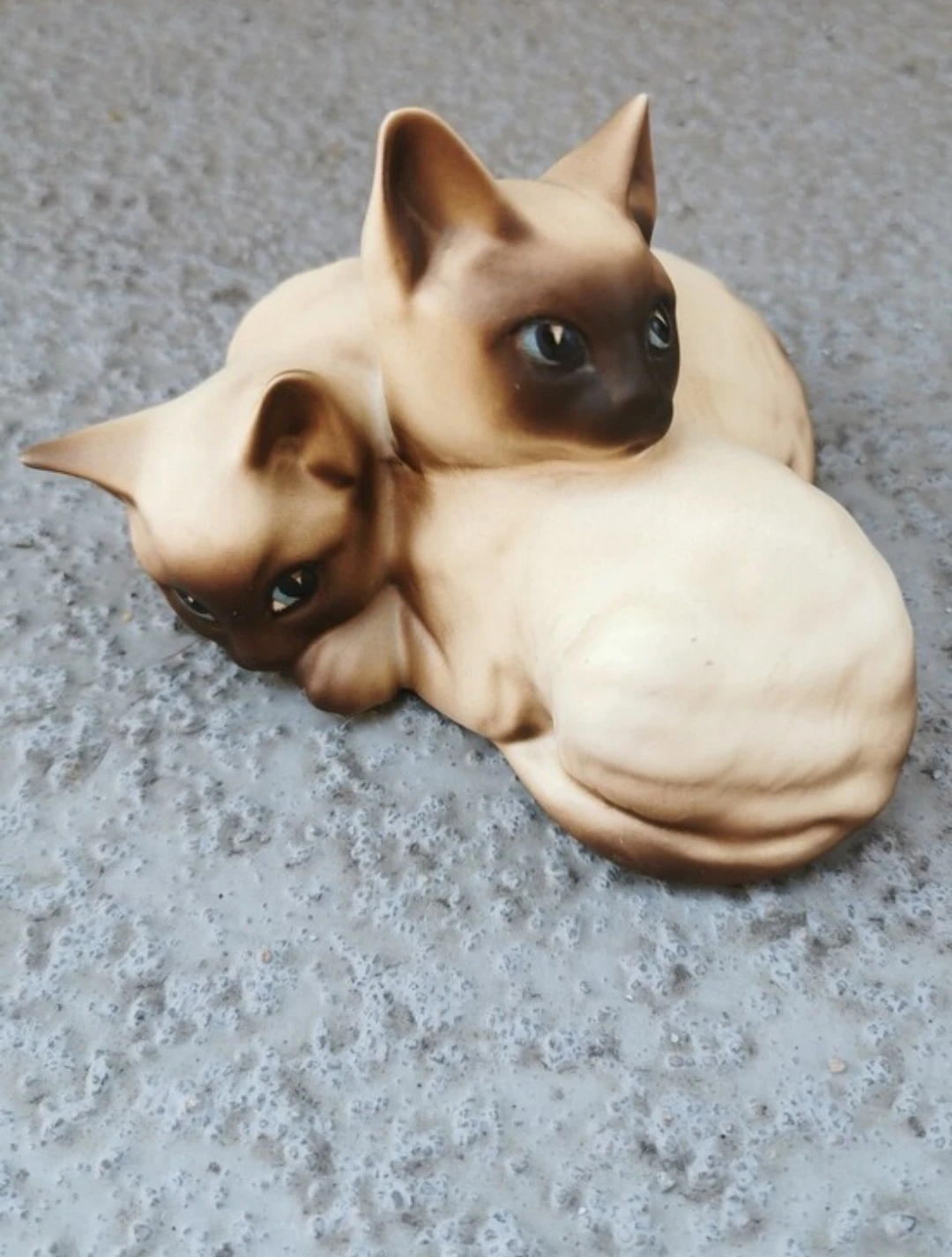 Vintage Beswick England #1296 Twin Siamese Kittens Figurine