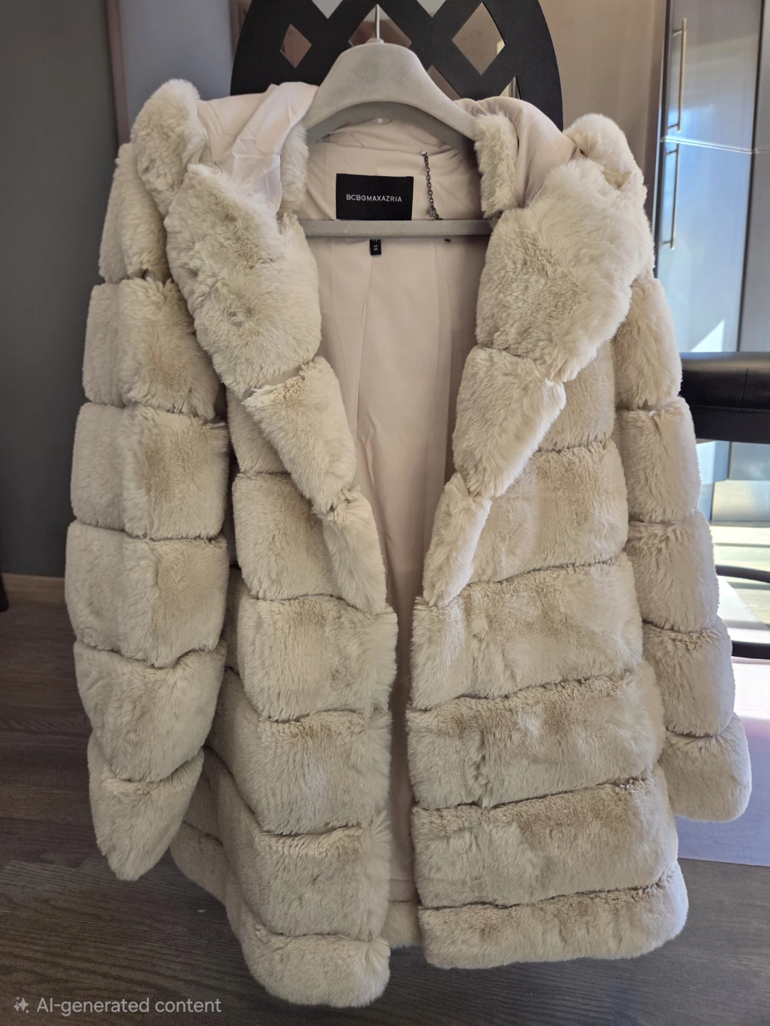 BCBGMAXAZRIA Faux Fur Coat NWT