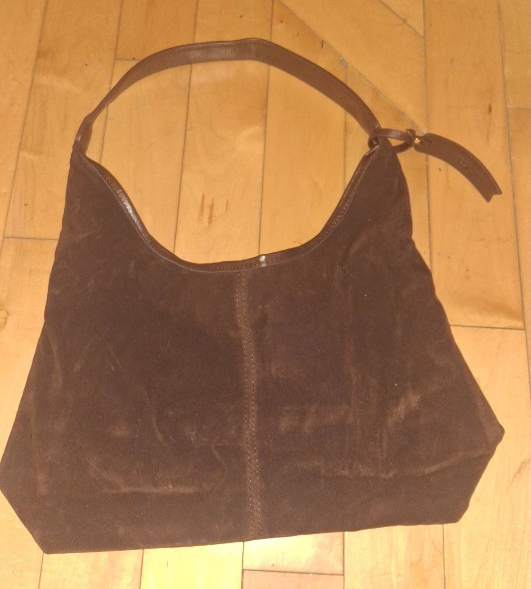 Sunita & Fashion brown hobo bag