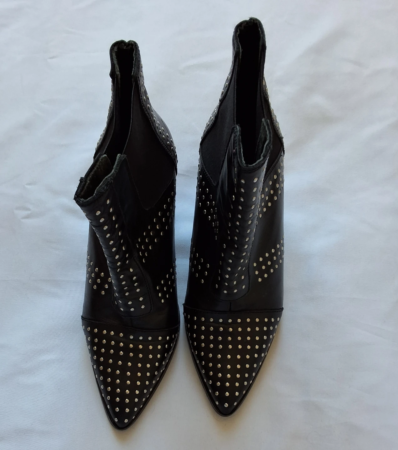 Topshop black studded boots - photo 3
