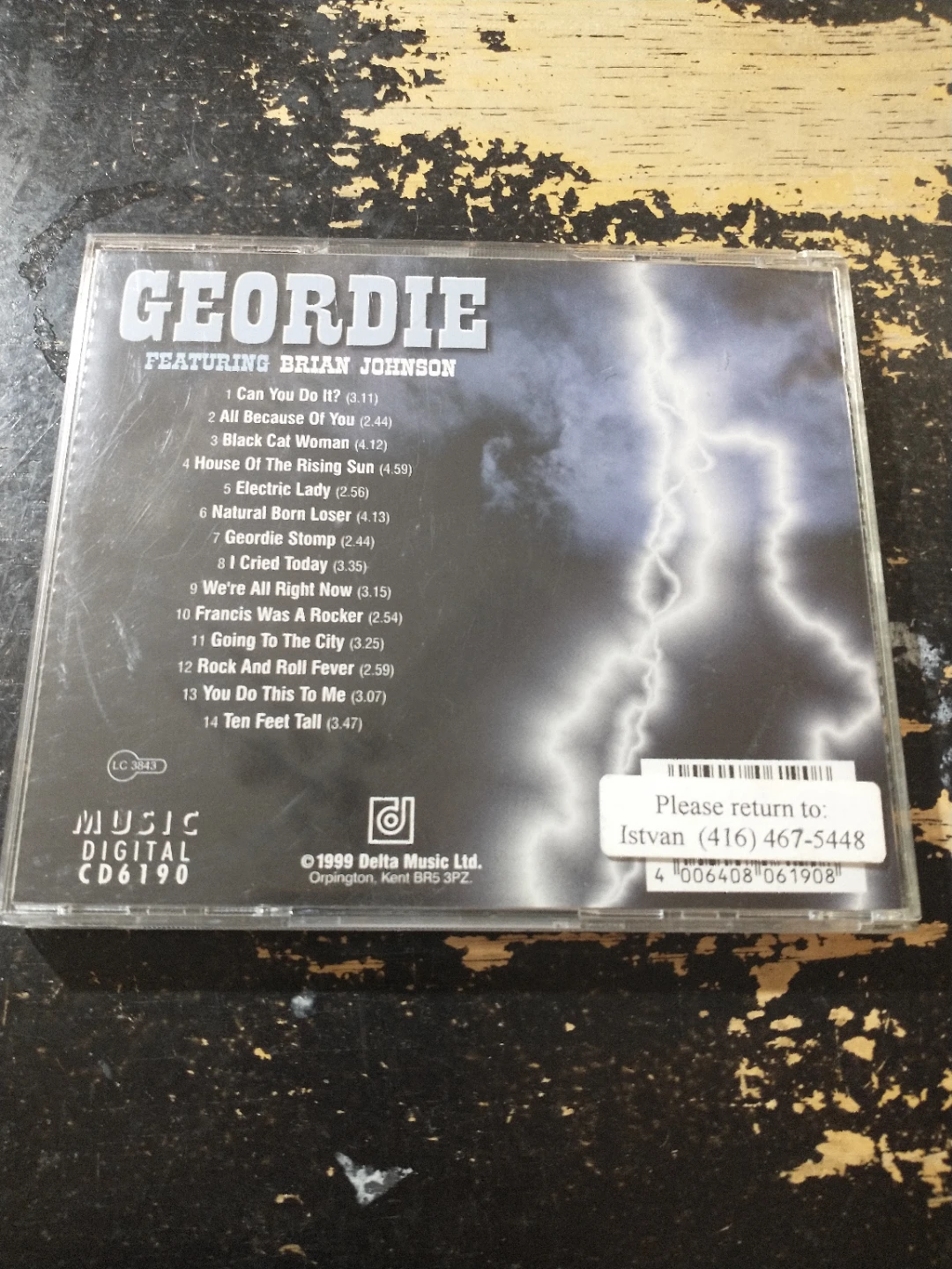 Geordie - Can You Do It? CD featuring pre AC/DC Brian Johnson - photo 3