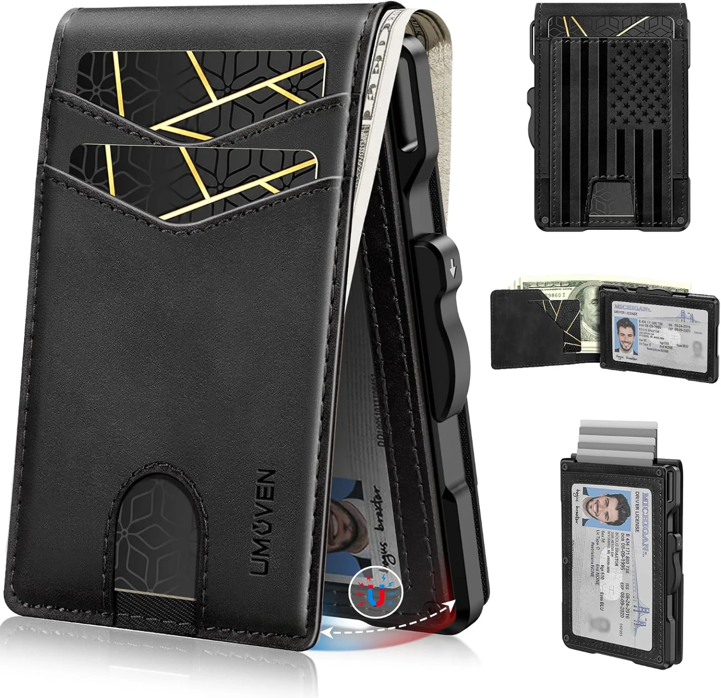 NEW Men's Wallet with RFID‑Blocking