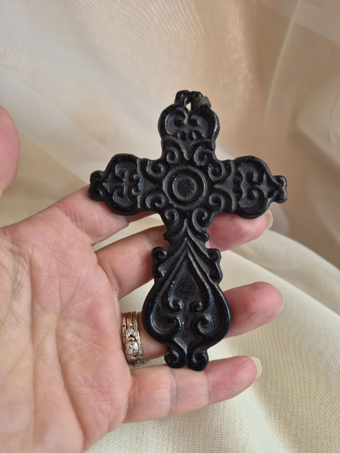 Little 4" Metal Cross Hanging Decor - photo 4