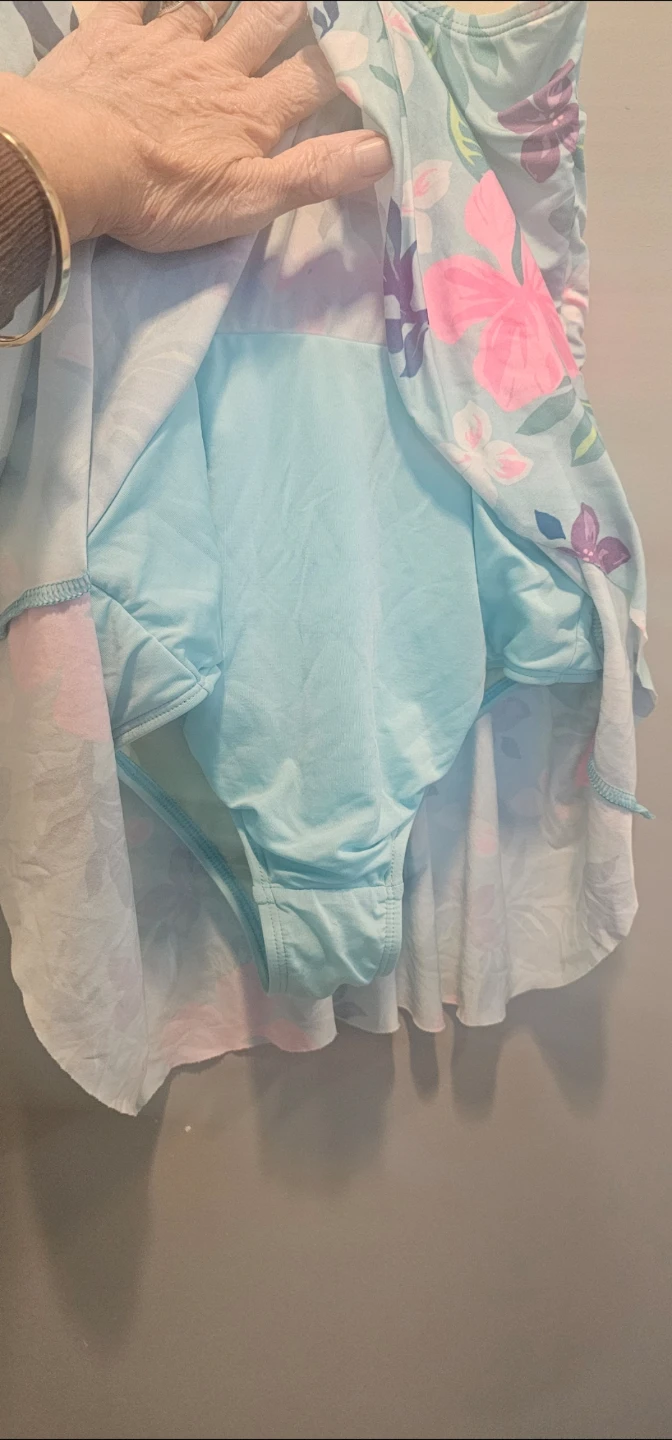 Floral Print Tankini Swim Dress - photo 3