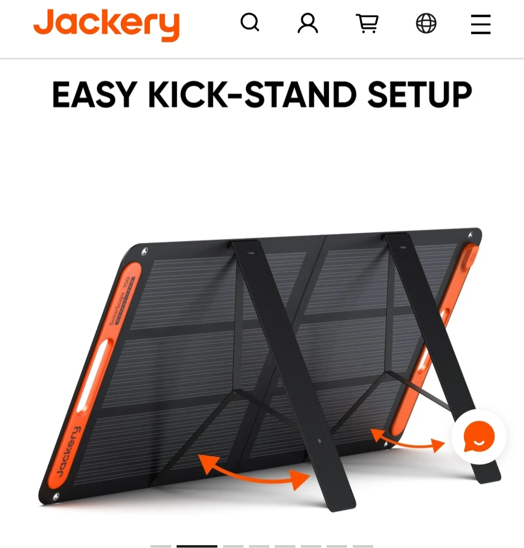 Jackery SolarSaga 100W Portable Solar Panel - photo 4