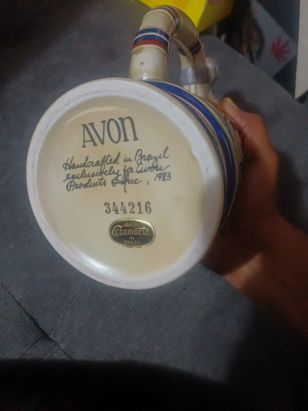Vintage 1983 Avon Football Beer Stein - photo 2