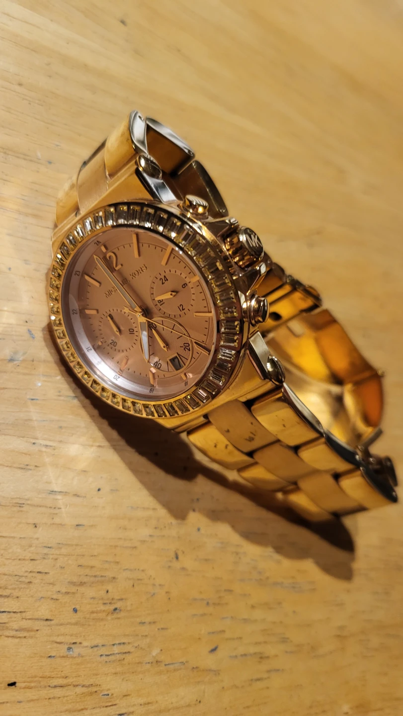 Michael Kors MK5412 Gold Tone Chronograph Watch