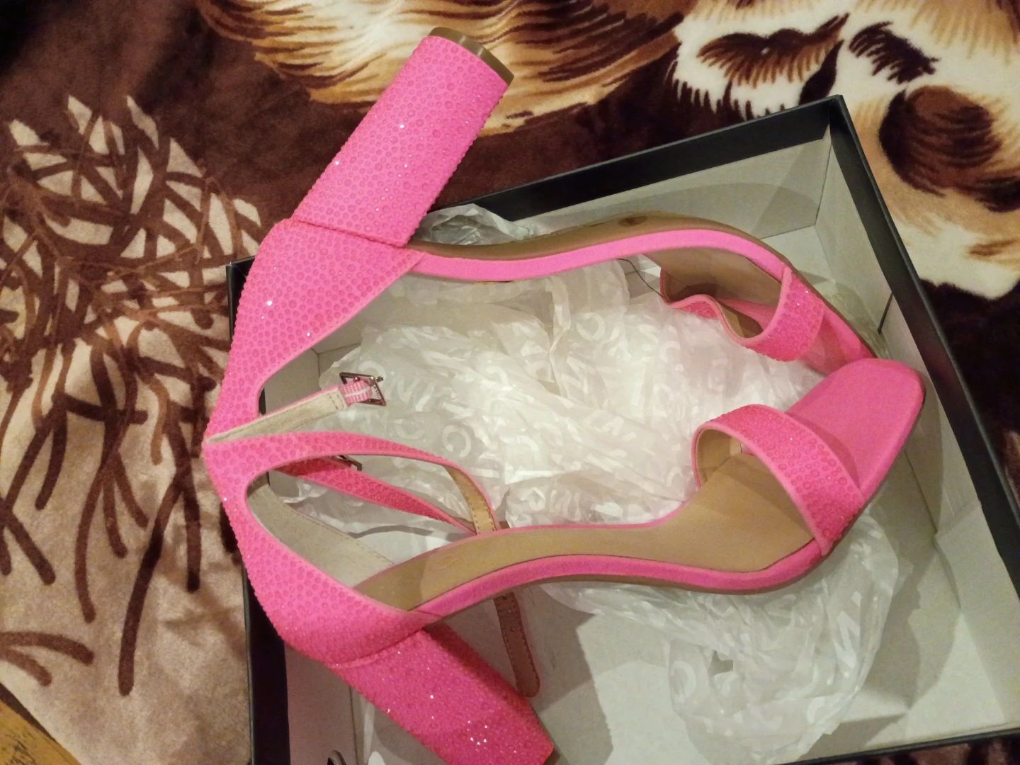 INC Pink Block Heel Sandals - photo 4