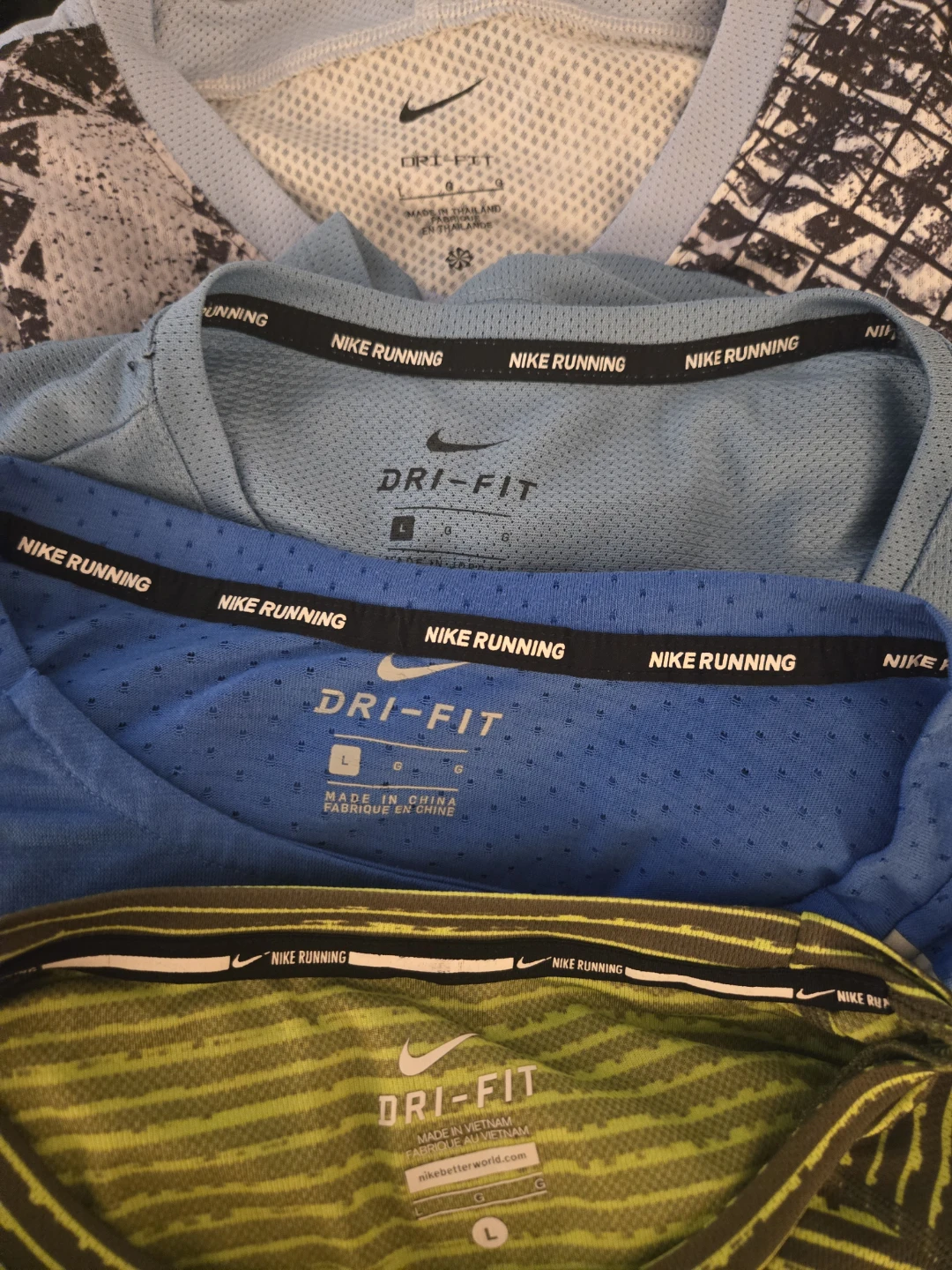 LARGE NIKE Men's DRI-FIT T-Shirts (4). EUC. - photo 5