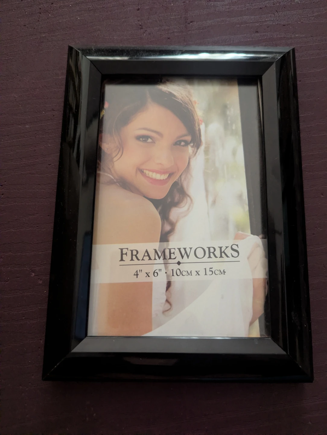 Frameworks Black Picture Frame 4x6