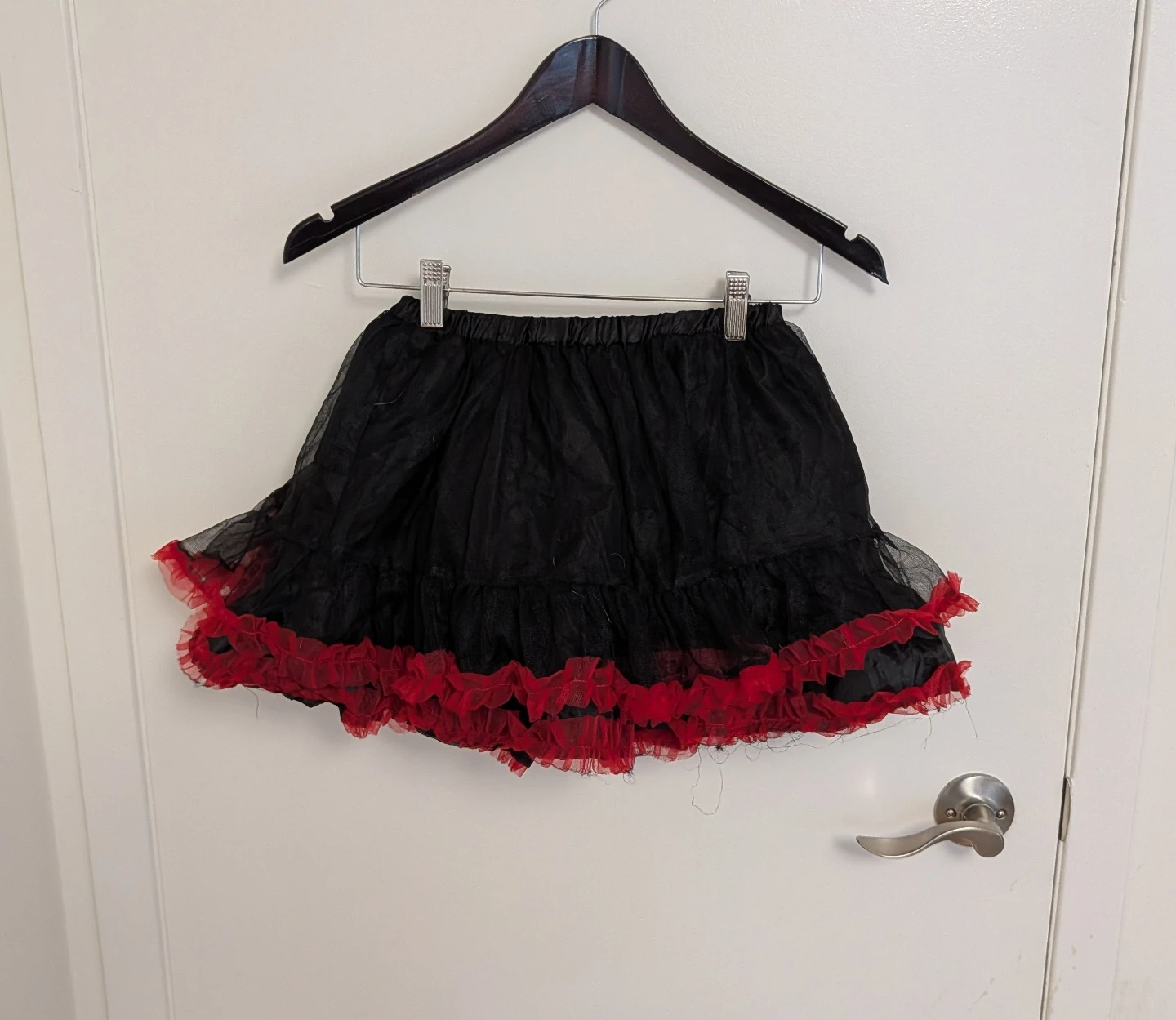 Black and Red Tutu Skirt  - Halloween Costume