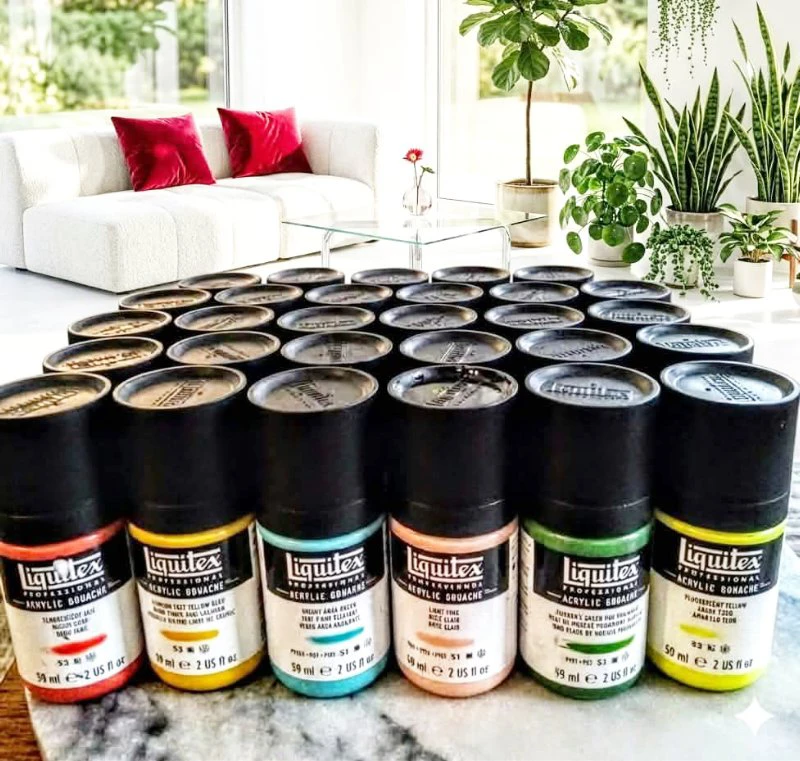 Artist's Loft Gouache Paint Set, Golden Fluid, Winsor and Newton - photo 2