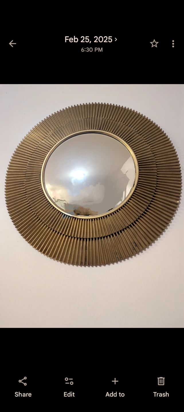 Barbara Barry Radiance Convex Starburst Mirror - photo 3