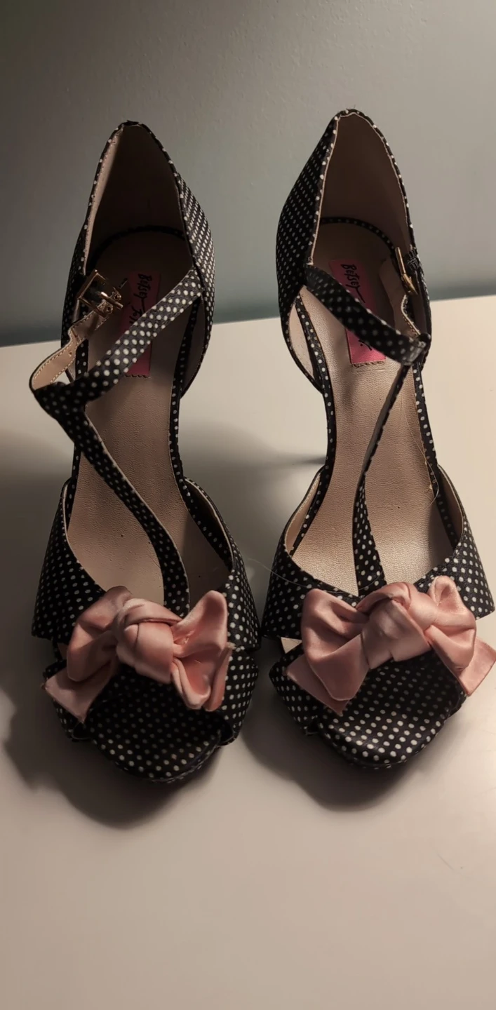 Betsey Johnson Polka Dot Heels - photo 3