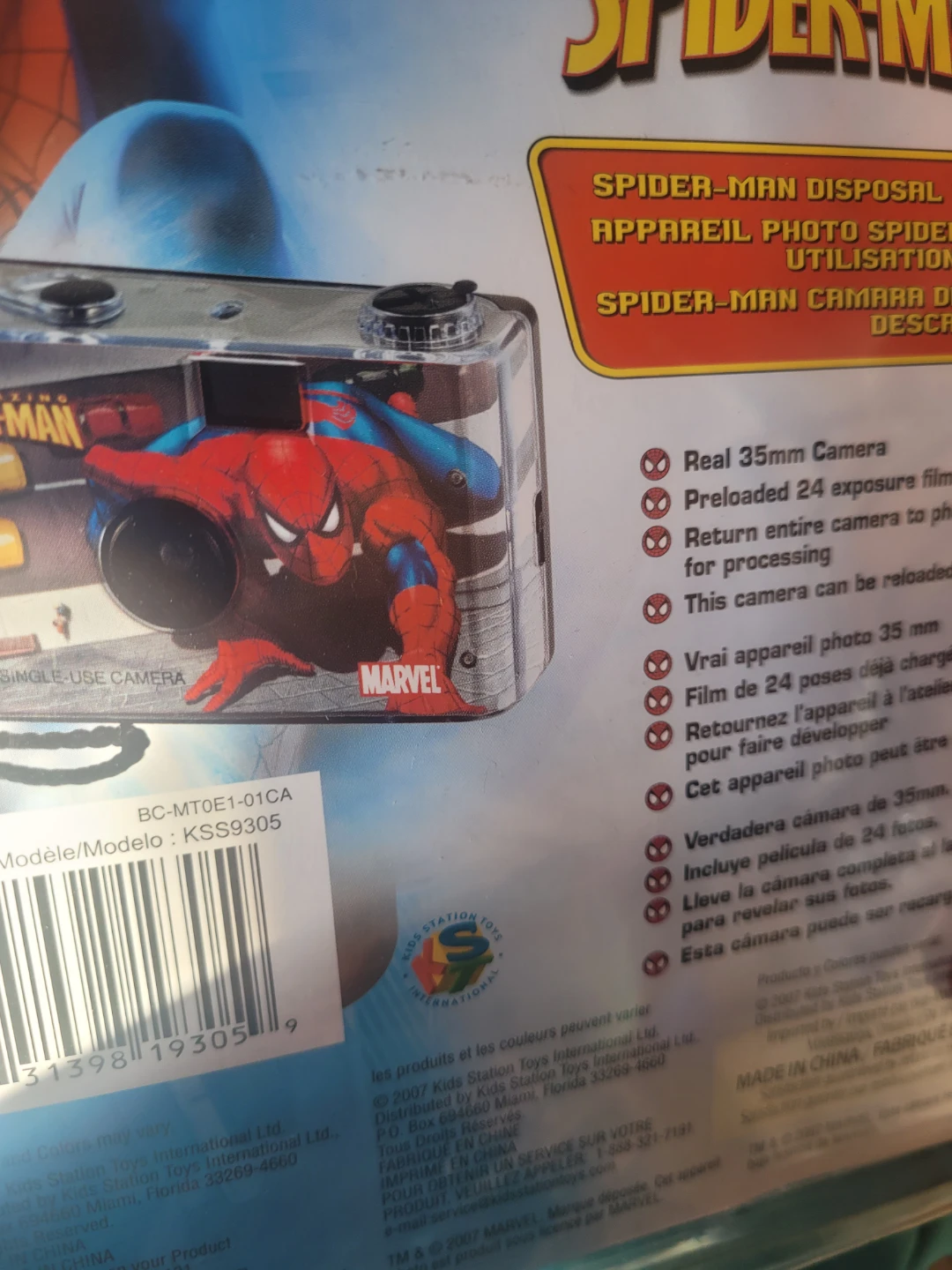 Spiderman disposable camera - photo 2