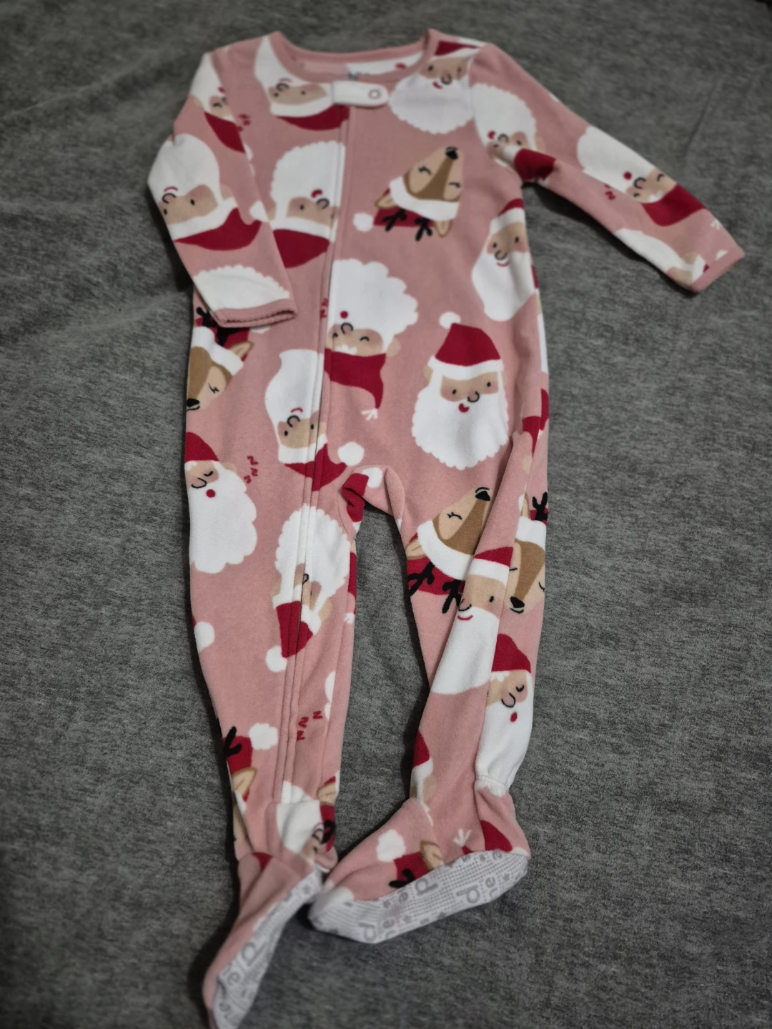 Child of Mine Christmas Fleece Footie Pajamas 18mo. - photo 2