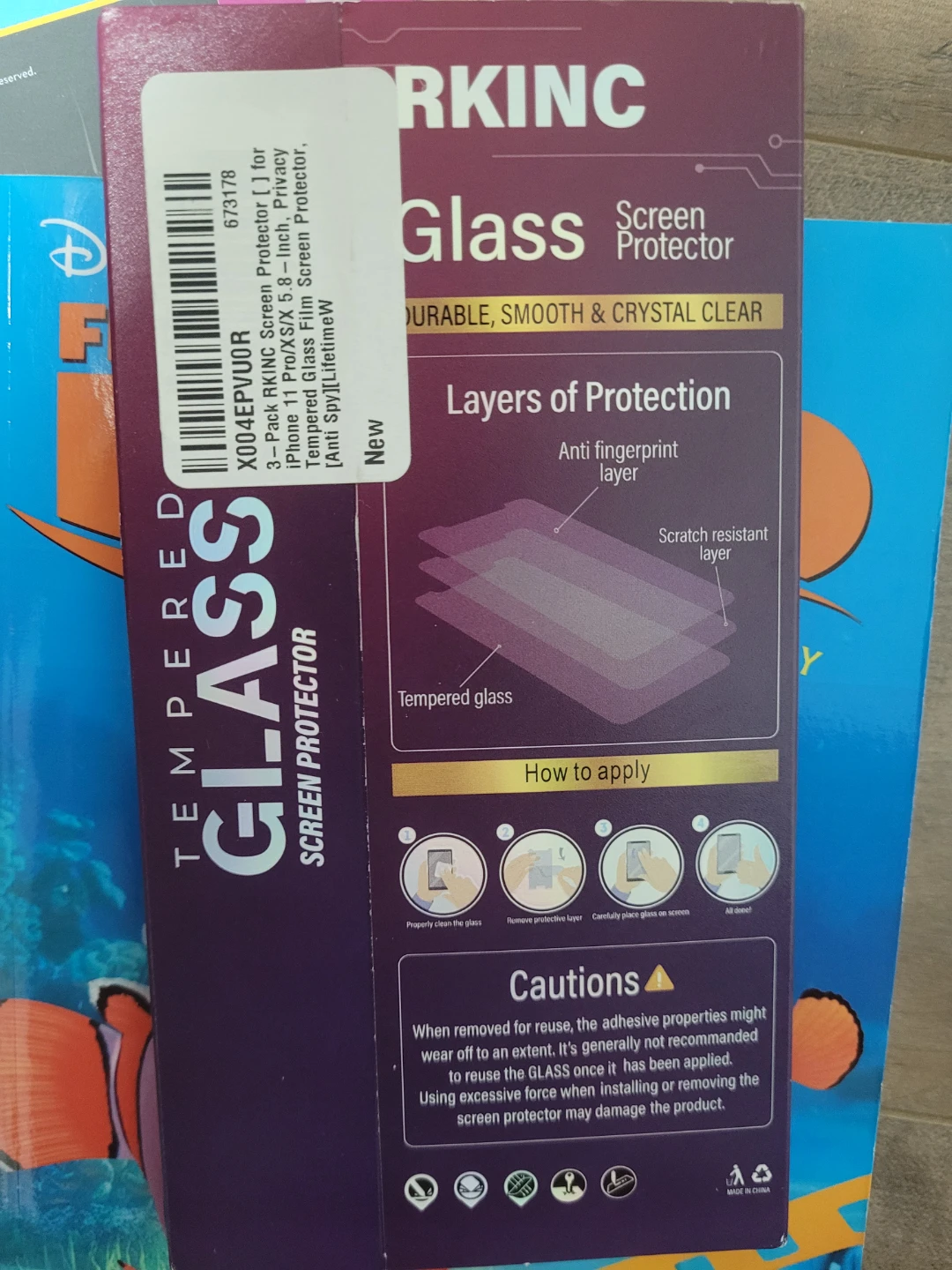 iPhone 11 Pro/XS/X Tempered Glass Screen Protector - photo 2