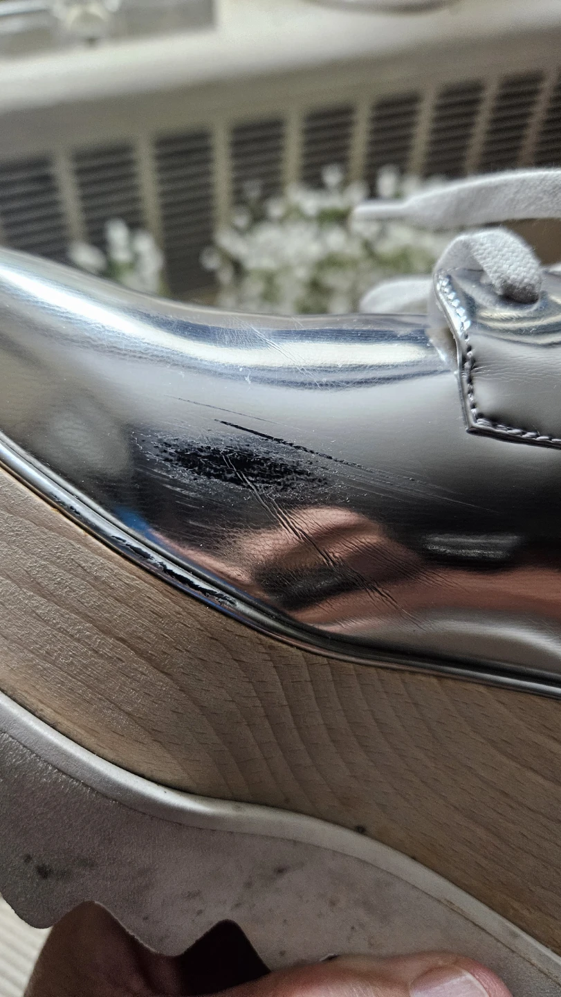 Stella McCartney Metallic Platform Shoes - photo 5