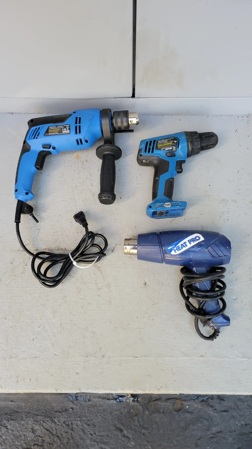 Mastercraft 20V Drill & Heat Pro Heat Gun