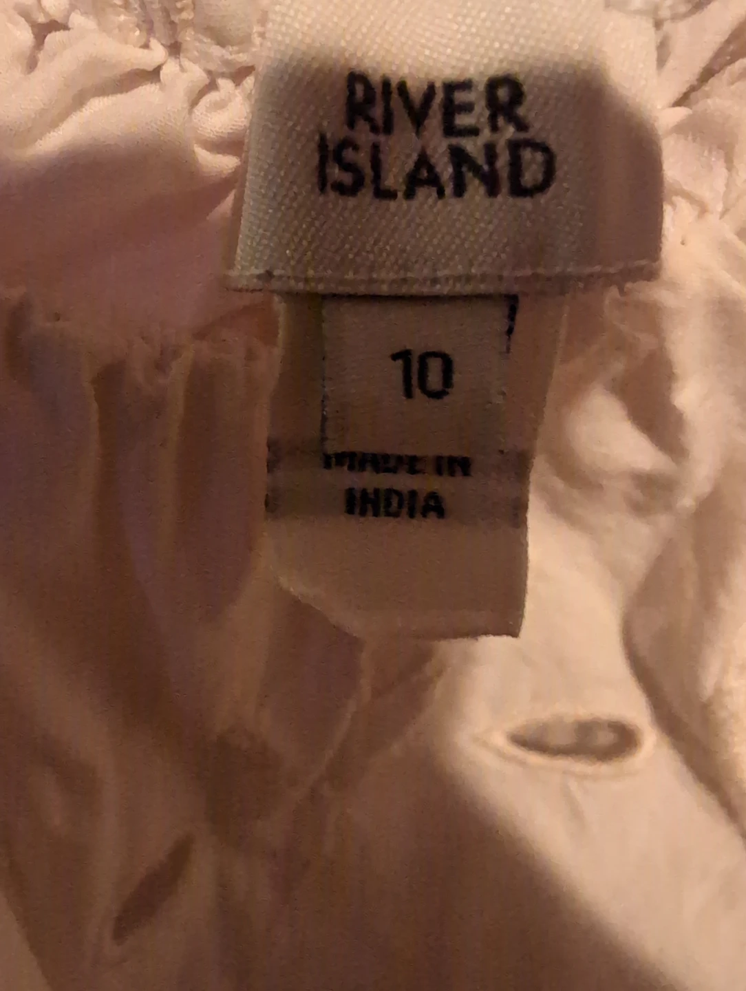 River Island White Embroidered Blouse - photo 3
