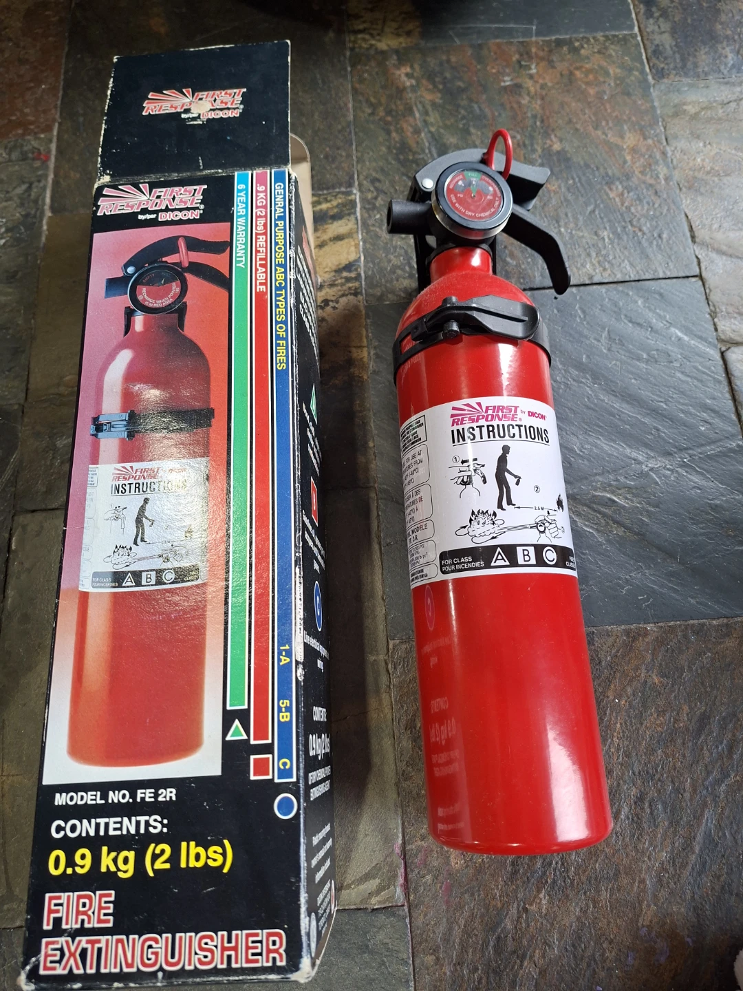 ​Dicon First Response 2 lb ABC Fire Extinguisher