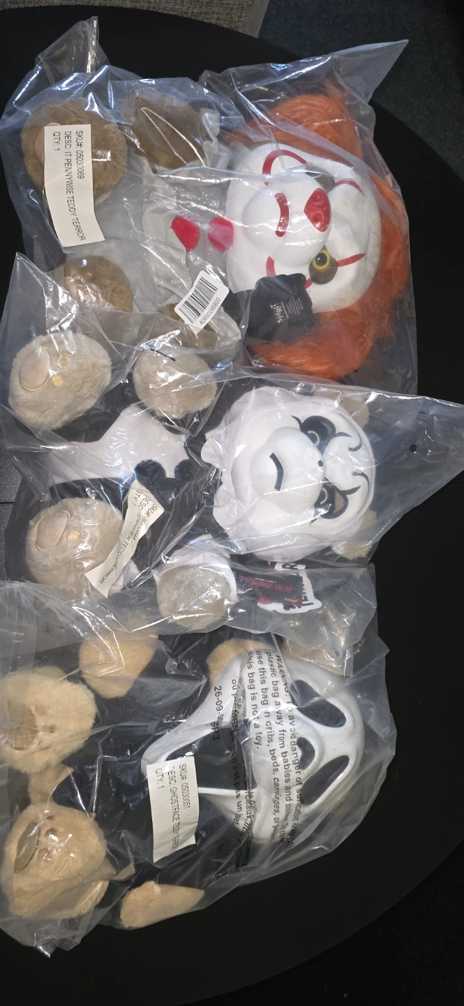 Spirit Halloween Teddy Terror Plush Bundle