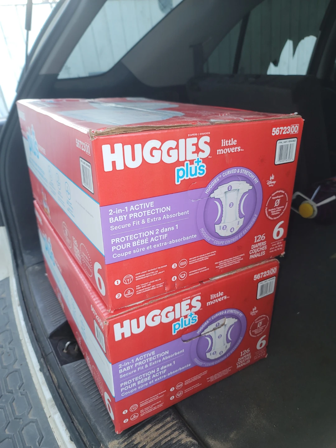 Huggies Plus Little Movers Size 6 Diapers (252 Count) - photo 2