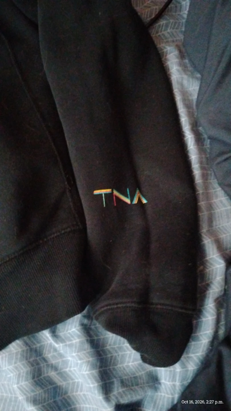 TNA Black Full-Zip Hoodie - photo 4