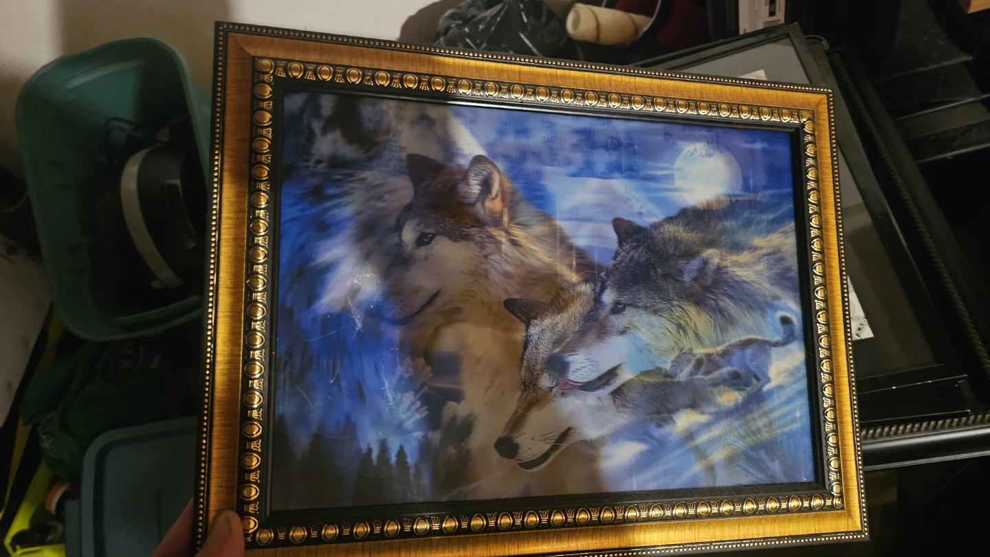 Wolf Lenticular Wall Art