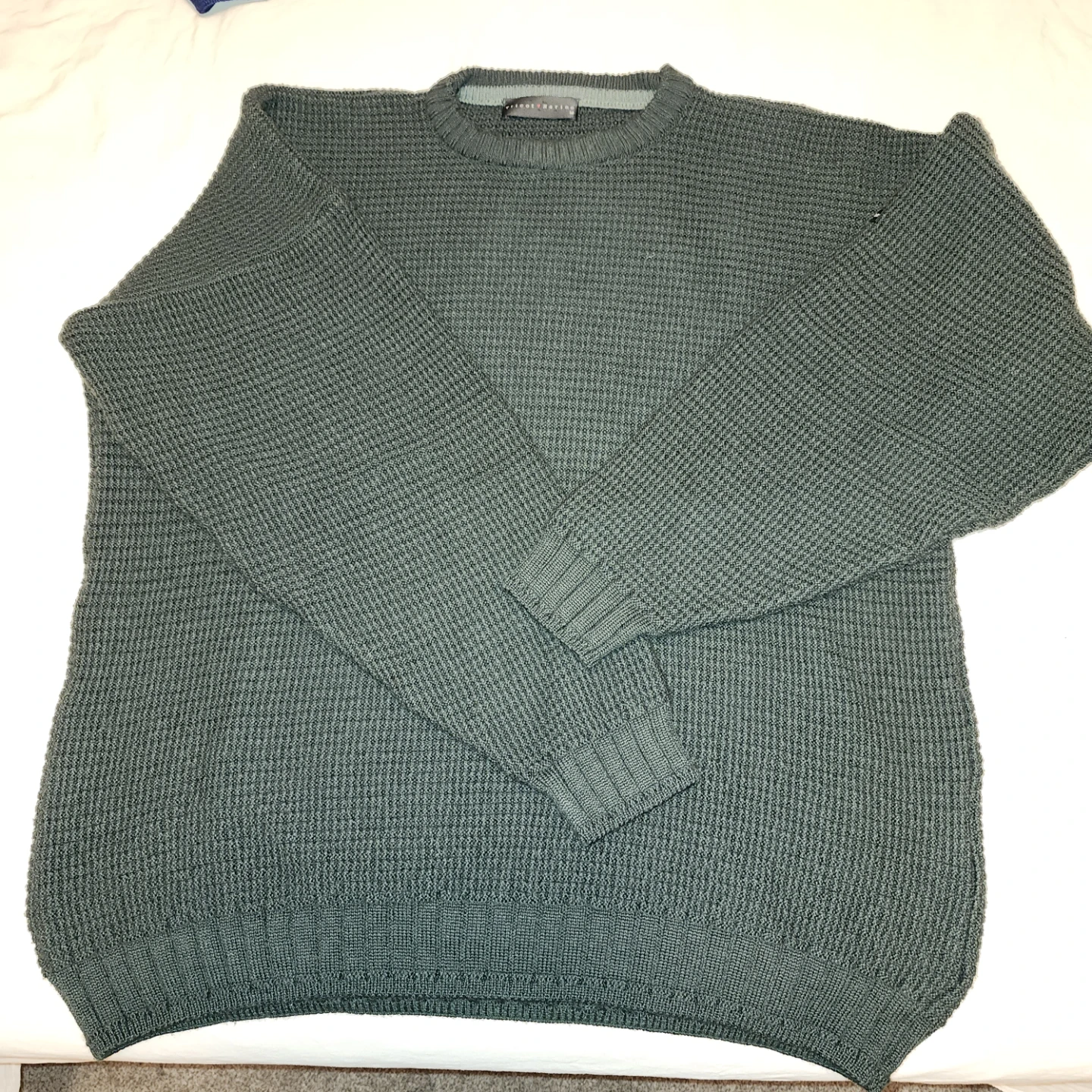Tricot Marine Dark Green Knit Sweater - photo 2