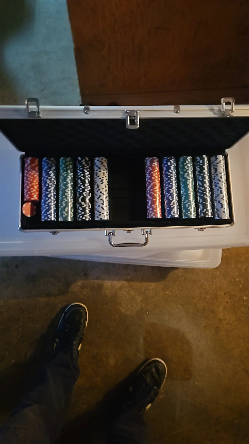 Poker Chip Set in Aluminum Case - photo 2