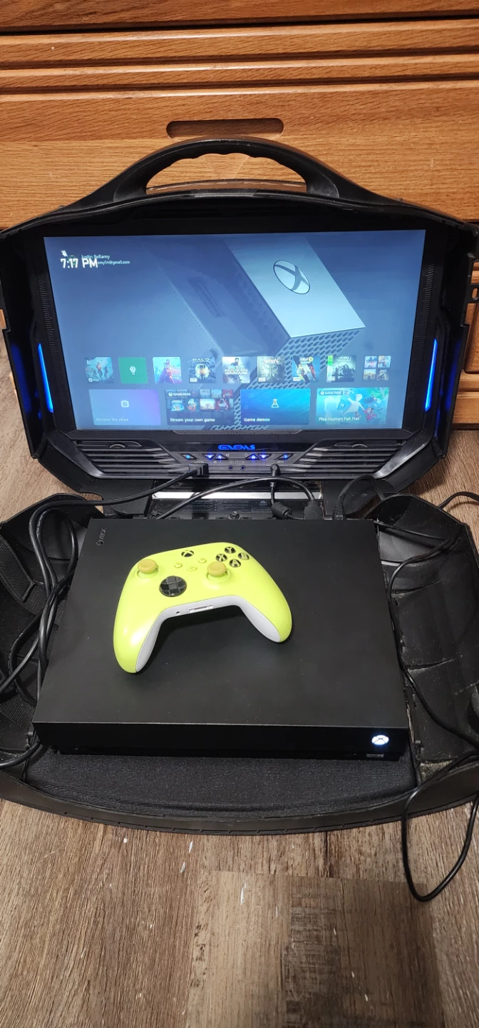 GAEMS Portable Gaming  monitor and Xbox one x