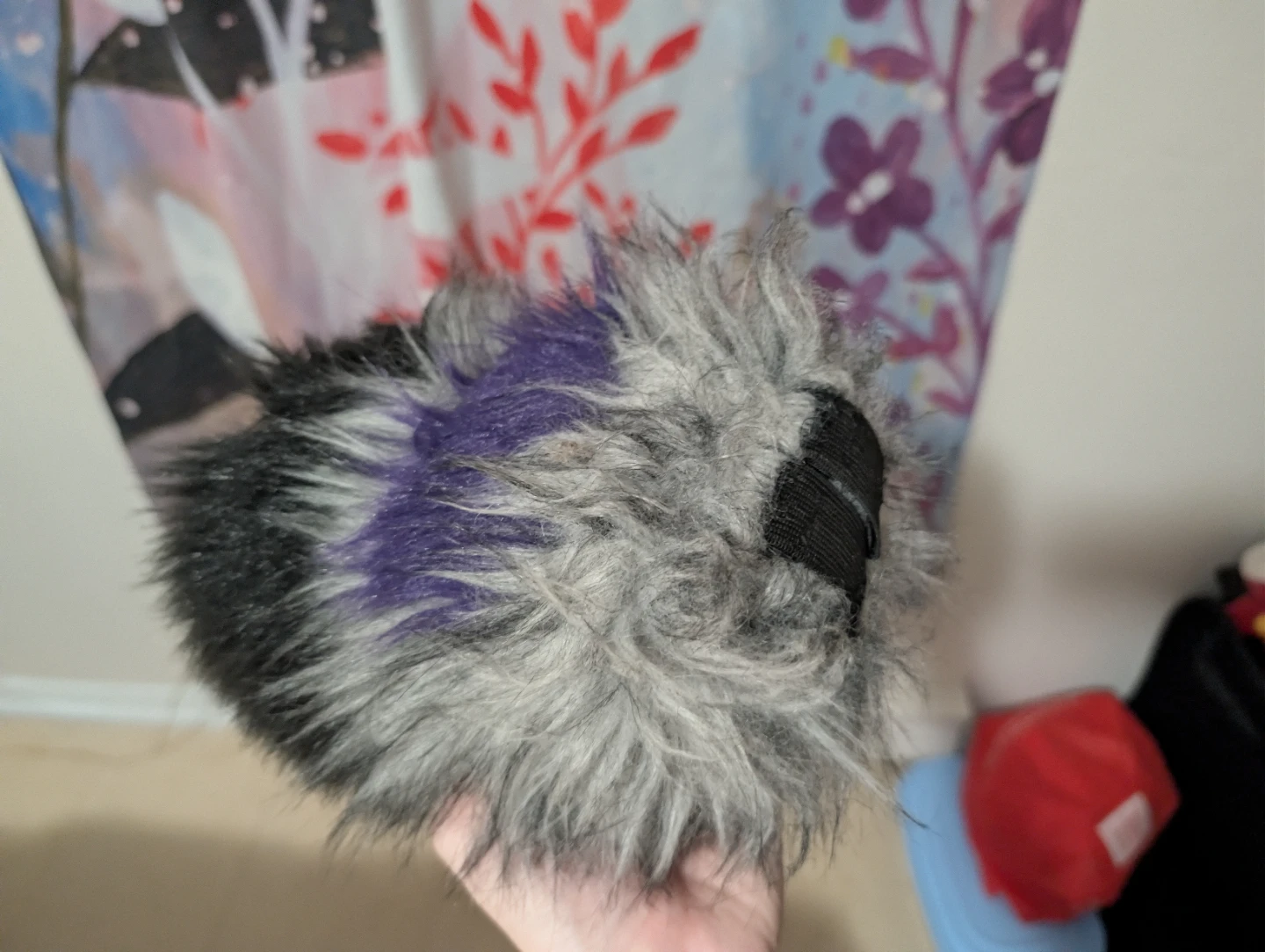 Fursuit Partial Set - Head and Matching Paws with Tail - photo 3