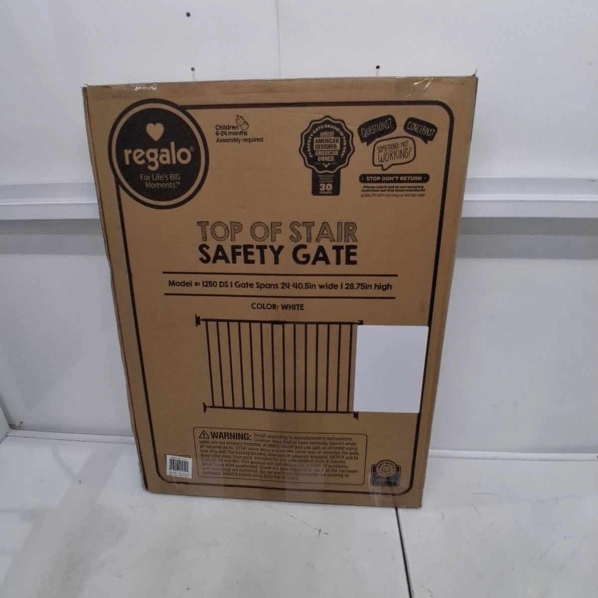 Regalo Top of Stair Safety Gate