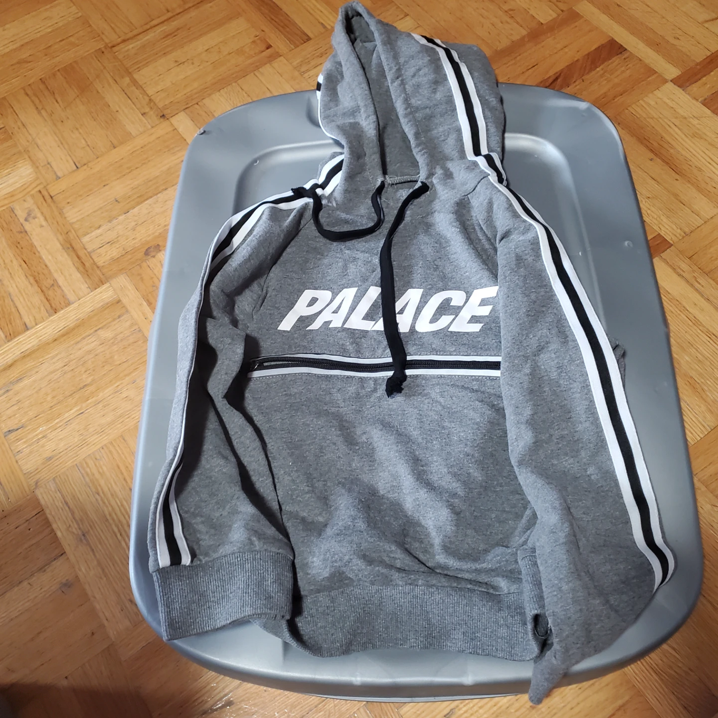 Palace Grey Hoodie