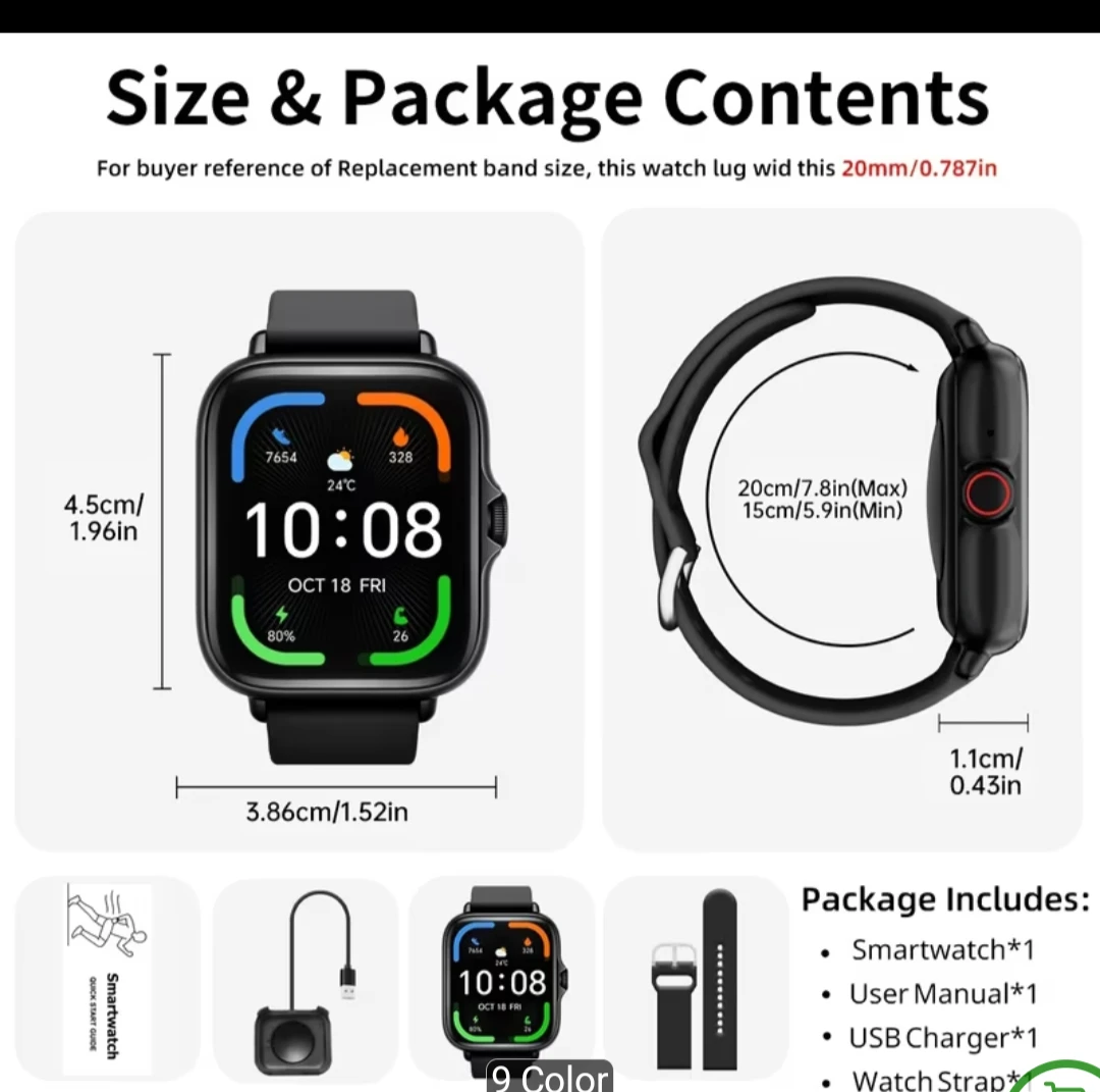 Smartwatch with Customizable Watch Faces - photo 3