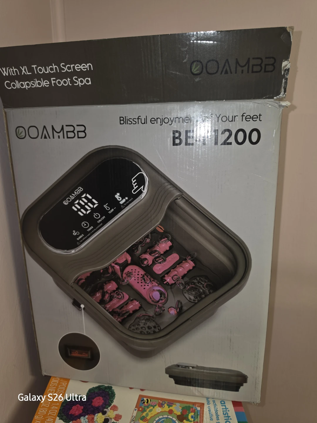 OOAMBB Collapsible Foot Spa BE-1200
