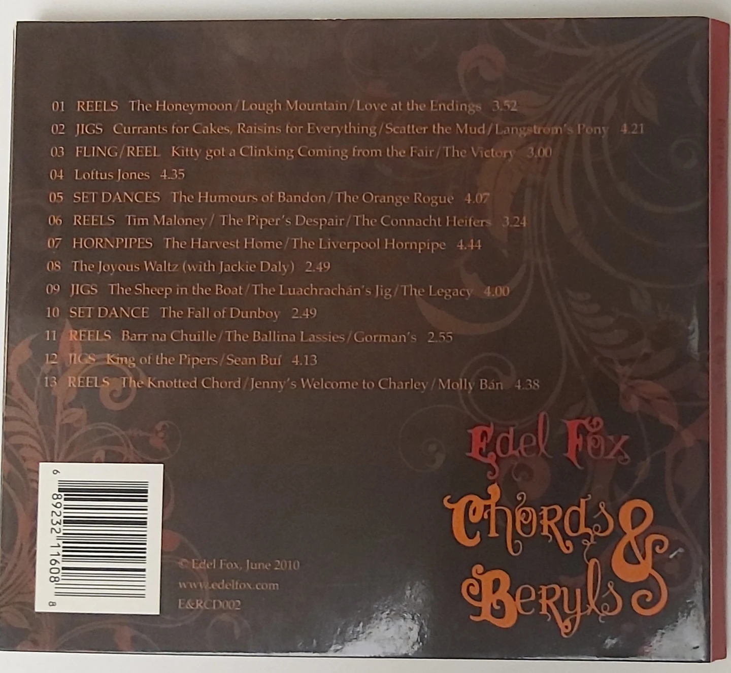 Edel Fox - Chords & Beryls CD - photo 2