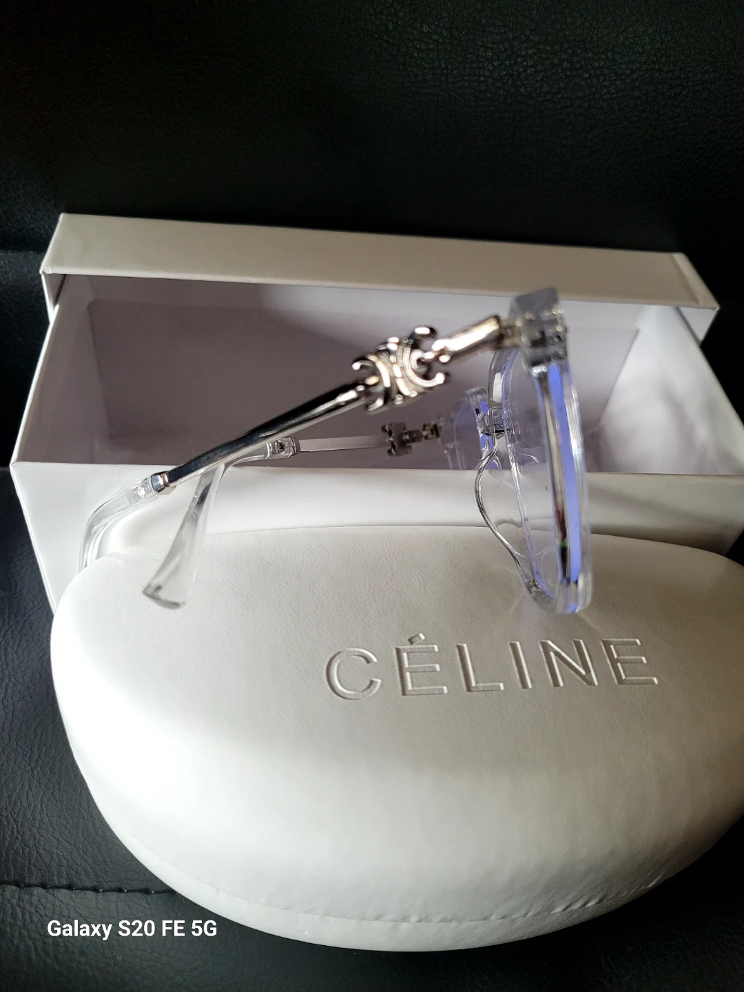 Celine Clear Frame Anti-Blue Light Glasses - photo 2